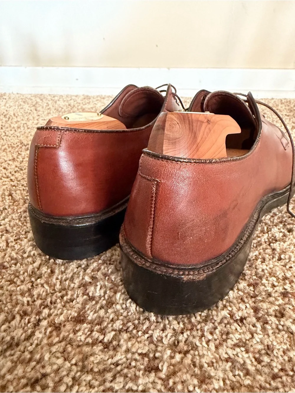 Allen Edmonds Brentwood Oxford burgundy Formal Shoes Size 11 AAA